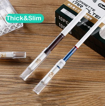 

Cigarette holder disposable Triple Filter Mint filter herb healthy filtration thick/slim cigarettes for man and women 100pcs