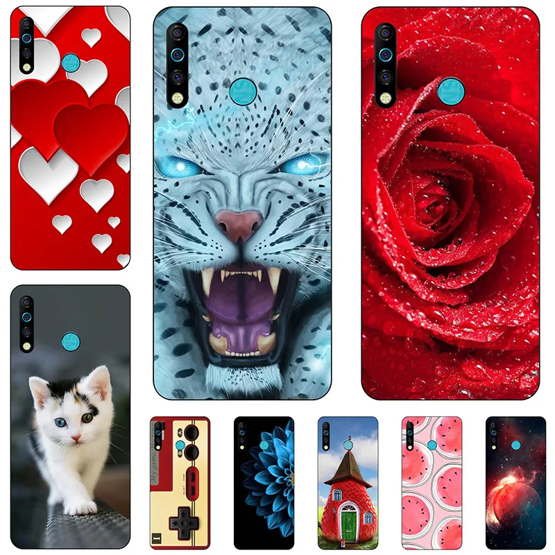 Soft TPU Phone Cases For Tecno Camon 11 Pro 11Pro CF7 CF7k Case Print Cover Silicone for 12 air Camon12 | Мобильные телефоны и