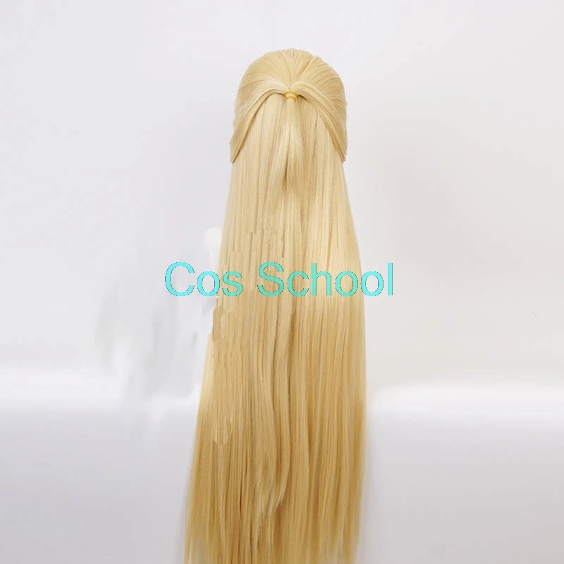 Cos School Ristarte парики Kono Yuusha ga Ore Tueee Kuse ni Shinchou Sugiru Косплей парики аниме Ristarte желтые длинные волосы