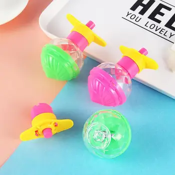 1pc Children Educational Toys New Funny Classic Children Flashing Rotating Spinning Top Light Up Dazzling Gyro Toys Random Color 1