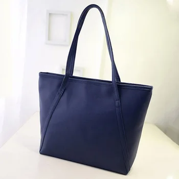 

Bags for Women 2019 New Women Hangbags Casual PU Leather Solid Color Satchel Shoulder Tote Top-handed Bags Top Quality