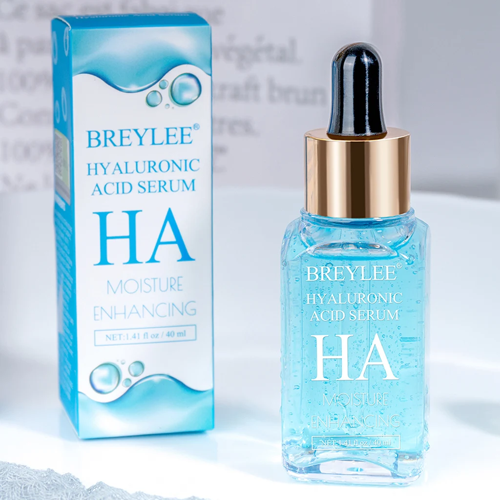 BREYLEE Serum Series Hyaluronic Acid Vitamin C Whitening Face Skin Care Rose Nourish  Firm Soothing Repair Essence