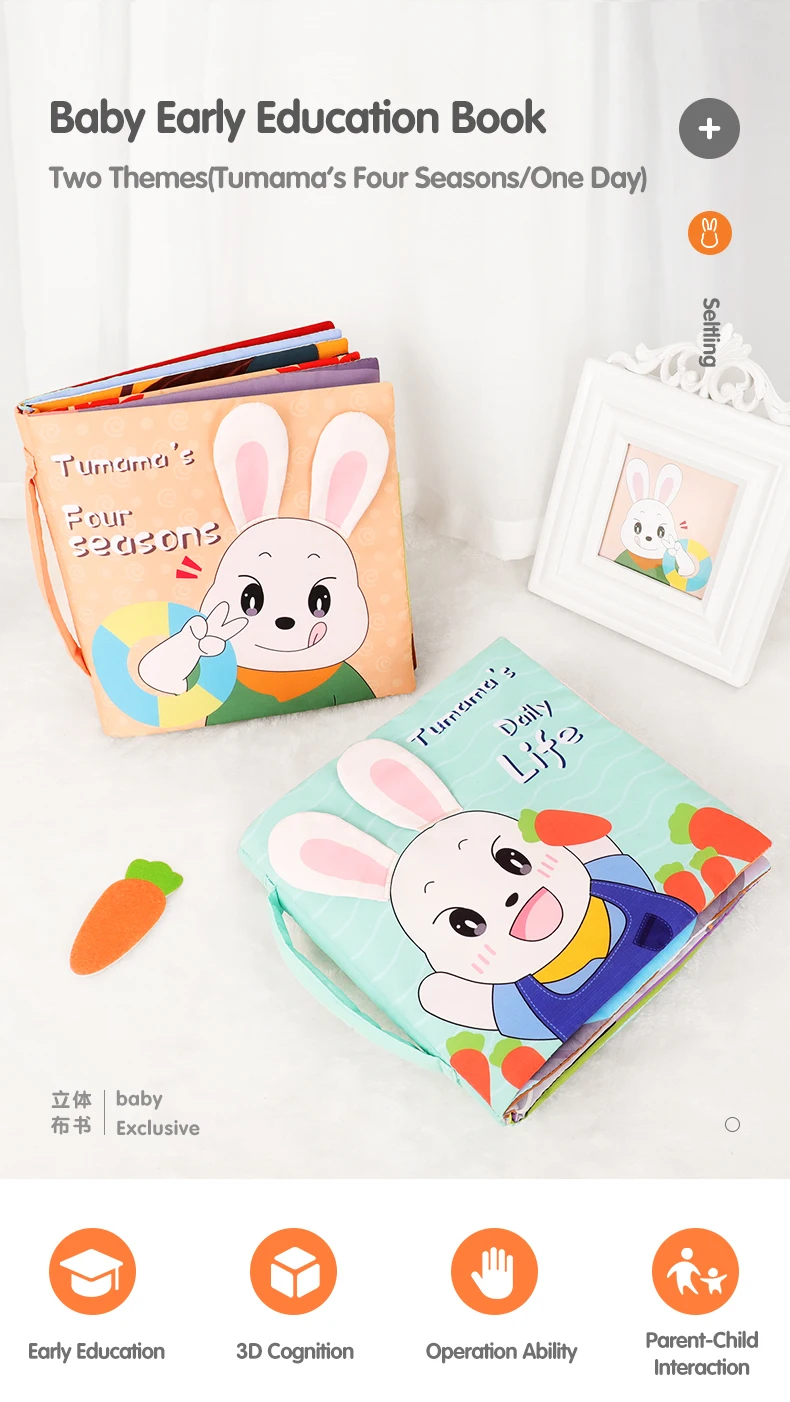 IMBABY детская книга из ткани для детей, развивающие игрушки 0-12 месяцев, Игрушки для маленьких мальчиков, Тихая книга, развивающая головоломки из ткани, Книжная игрушка, подарок для новорожденных