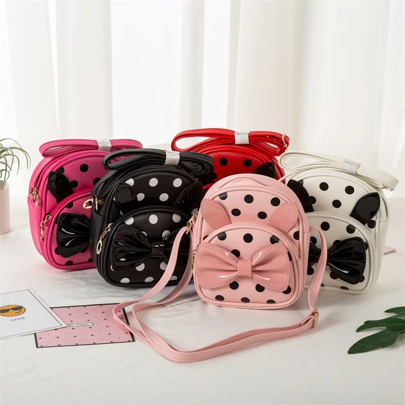 

Children's shoulder bag toddler Baby Girl Bag Kids Bowknot Messenger Bags Children Kids Girls Princess Cute Shoulder Bag