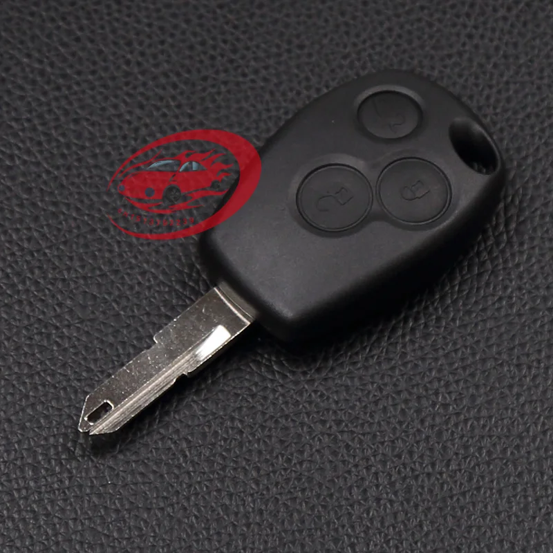Автомобильный стиль, кожаный ручной стежок, пульт дистанционного управления, Автомобильный ключ, брелок для Renault, 3 кнопки, транспондерный ключ с логотипом L440