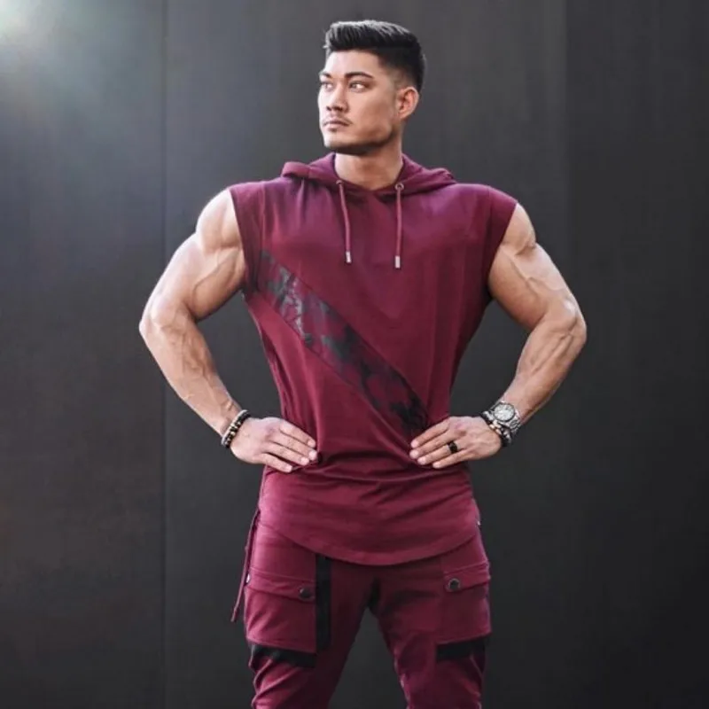 

Men Solid Color Sweatshirt Male Hoody Hip Hop Autumn Winter Mens Tank Tops Pullover BB8