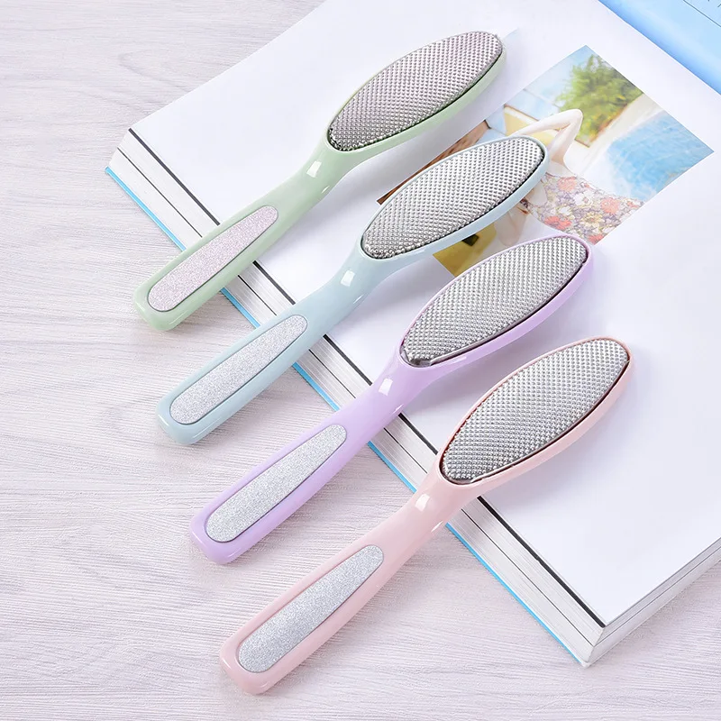 Foot Plate Rubbing Stainless Steel Grinding Stone Pedicure File Peeling Dead Calluses Feet | Дом и сад