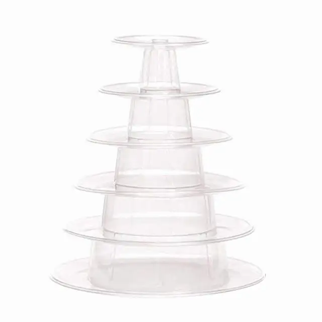 6 Tiers 4/6 ярусов, витрина для кексов, подставка для тортов, тортов, вечеринок, дней рождения, свадеб, декоративные инструменты - Цвет: 6 Tiers