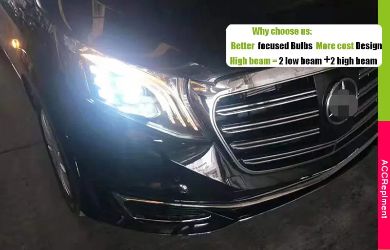 Автомобильный Стайлинг для BENZ Vito головной светильник s angel eyes- светодиодный светильник Q5 Биксеноновая линза h7 ксеноновый Дневной светильник runnning
