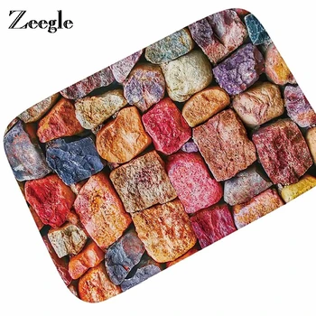 

Zeegle Door Mat Kitchen Non-slip Rugs Living Room Carpet Bath Mats Outdoor Children Kids Bedroom Carpet Colorful Stone Mat