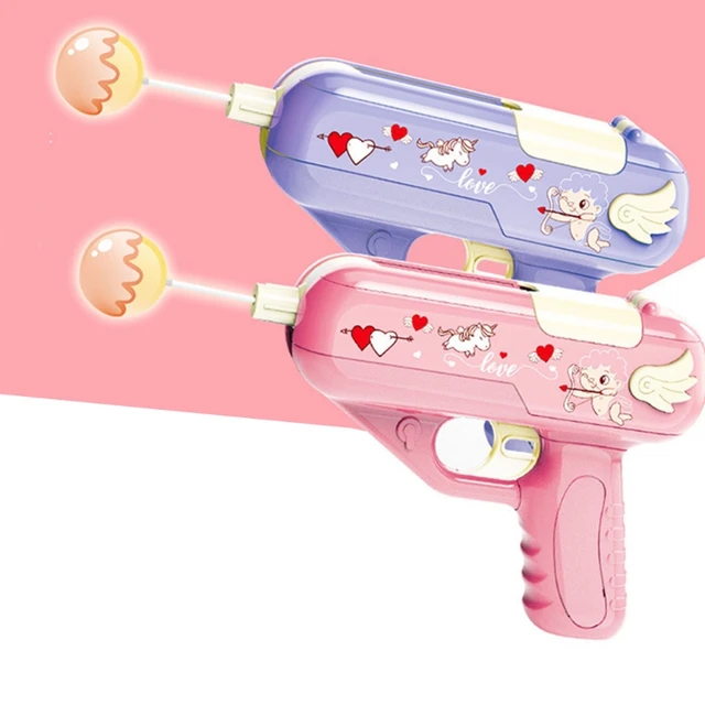 Candy Lollipop Gun Sweet Toys for Girlfriends Novelty Toy Sugar Storage Box for Children Adult I Love You Funny Surprise Gift 1