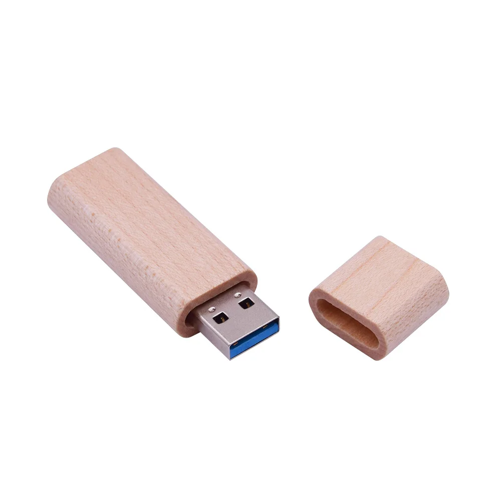 USB3.0+ коробка(10 шт. бесплатный логотип) дерево клен Usb флэш-накопитель флеш-накопитель 8 ГБ 16 ГБ 32 ГБ 64 Гб карта памяти подарок логотип клиента - Цвет: Maple wood