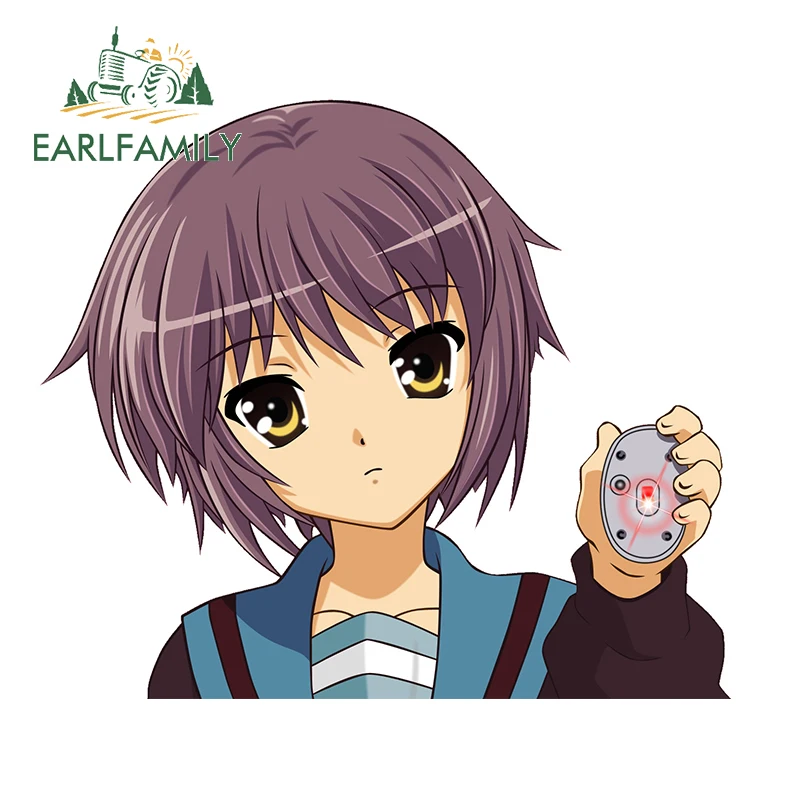 EARLFAMILY 13 см x 11 2 для Судзумии Харухи креативная наклейка на автомобильные сборники