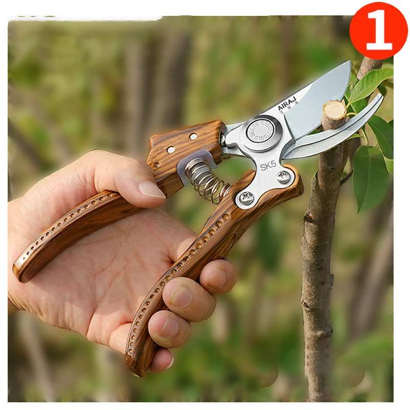 AIRAJ Pruning Shears, Mainly Used in Gardens, Fruit Trees, Flowers and other Home Gardening Scissors