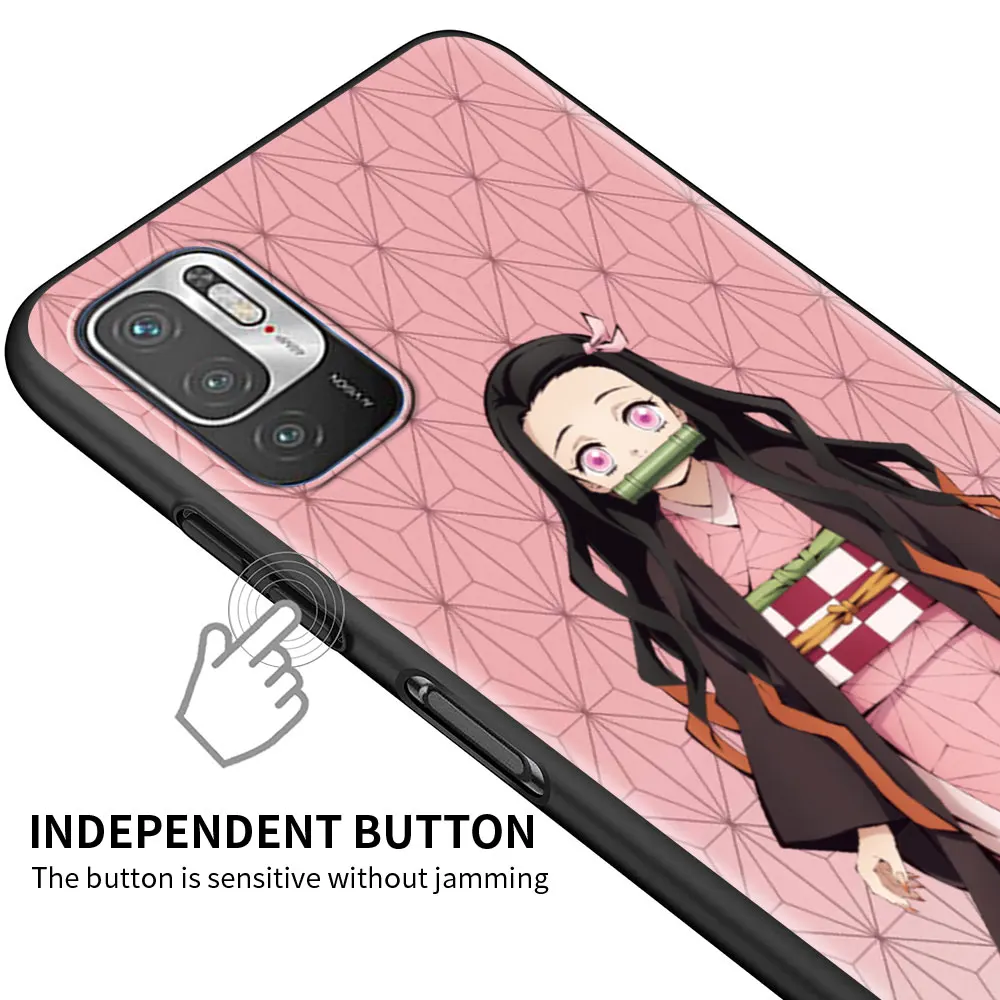 Anime Demon Slayer Cute LOVELY Case For Xiaomi Redmi Note 9S 9 8 8T 7 10 Pro Silicone Sac 9C 9A 8A 7 7A K40 Soft Phone Cover