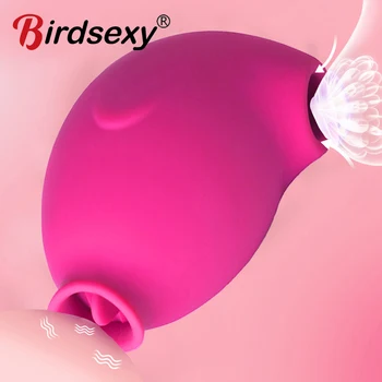 Sucking Licking Tongue Vibrator Adult Sex Toy for Women Vibrating Nipple G-spot Sucker Clitoris Stimulator Female Masturbation 1