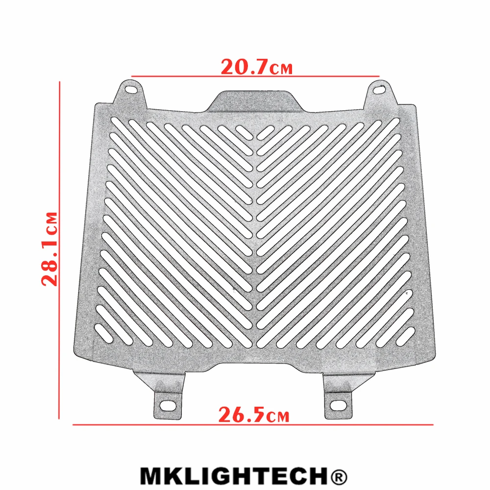 Mklighttech для KTM DUKE690 DUKE 690 690R 690 R 2012- алюминиевый мотоциклетный радиатор защитная решетка резервуара для воды
