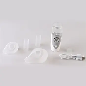 

Mini ultra-quiet ultrasonic handheld portable atomizer PVC Ultra Silent Do atomization Treatment of respiratory diseases 1 pcs