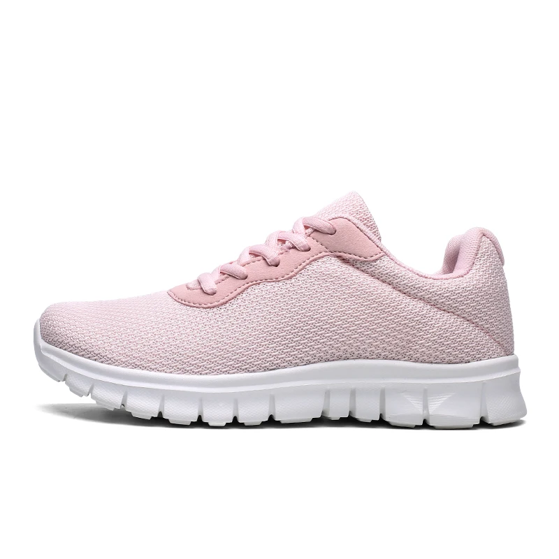 pink 0560 W Дышащая мужская обувь для бега; спортивная обувь; мужские спортивные кроссовки; женские кроссовки для бега; chaussure homme; большой размер 47 - Цвет: pink 0560 W