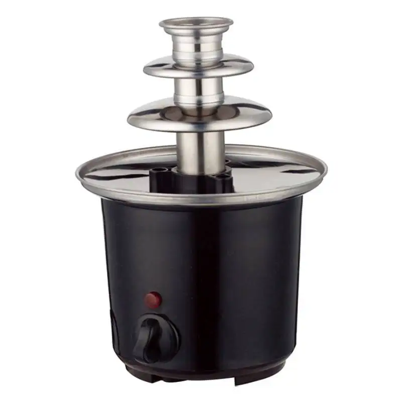 HCS Mini Three-layer Removable Chocolate Mixer Chocolate Fountain Cf-17 Candy Melting Pot Para Derretir El