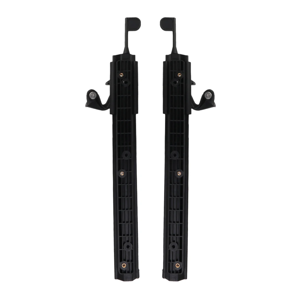 2pcs Black Kayak Canoe Boat Rudder Control Footrest Foot braces Pegs Pedals