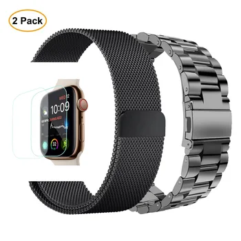

strap for apple watch band 38 mm 42mm iwatch 4 band 44mm 40mm stainless steel milanese loop watchband bracelet apple watch 5 4 3