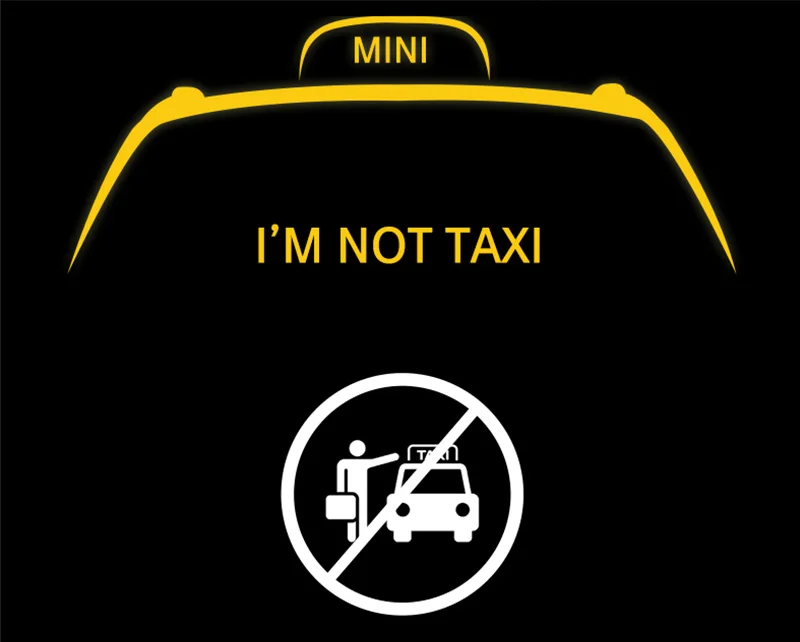 Такси Топ знак украшения свет для MINI COOPER S F54 F55 F56 F60 R55 R56 R60 R61 автомобильные аксессуары внешний магнит Адсорбция