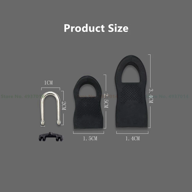 5PCS Detachable Zipper Puller Replacement Zip Fixer Repair Kit Travel Bag Suitcase Backpack Zipper Pull Fixer Tent Clothing