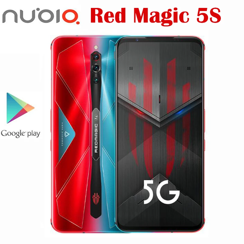 PROD 1005002969895749 Global Rom New Original Nubia Red Magic 5S 5G
Cell Phone Snapdragon865 12G RAM 256G ROM 6.65 64MP Camera 55W Super
Charge