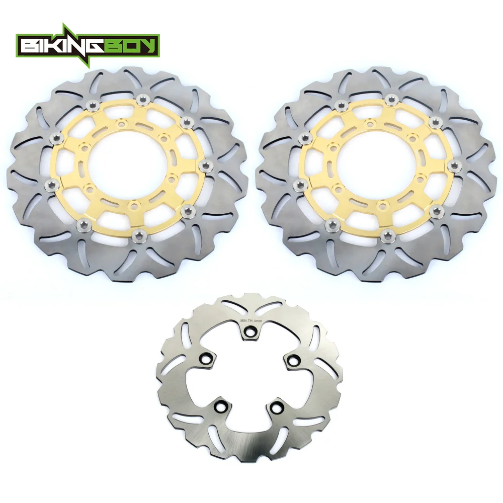 BIKINGBOY для SUZUKI GSXR 600 750 2008- K8 K9 L0-L7 GSX-R 1000 2009- K9-L6 полные комплекты спереди и сзади тормозные диски роторы