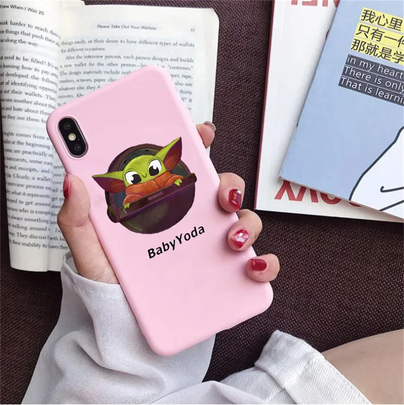 Милый ТВ мандалорский ребенок йода чехол для телефона для iPhone X 7 Plus чехол силиконовый чехол для iPhone 11 pro 6S 8 6 Plus XS Max чехол