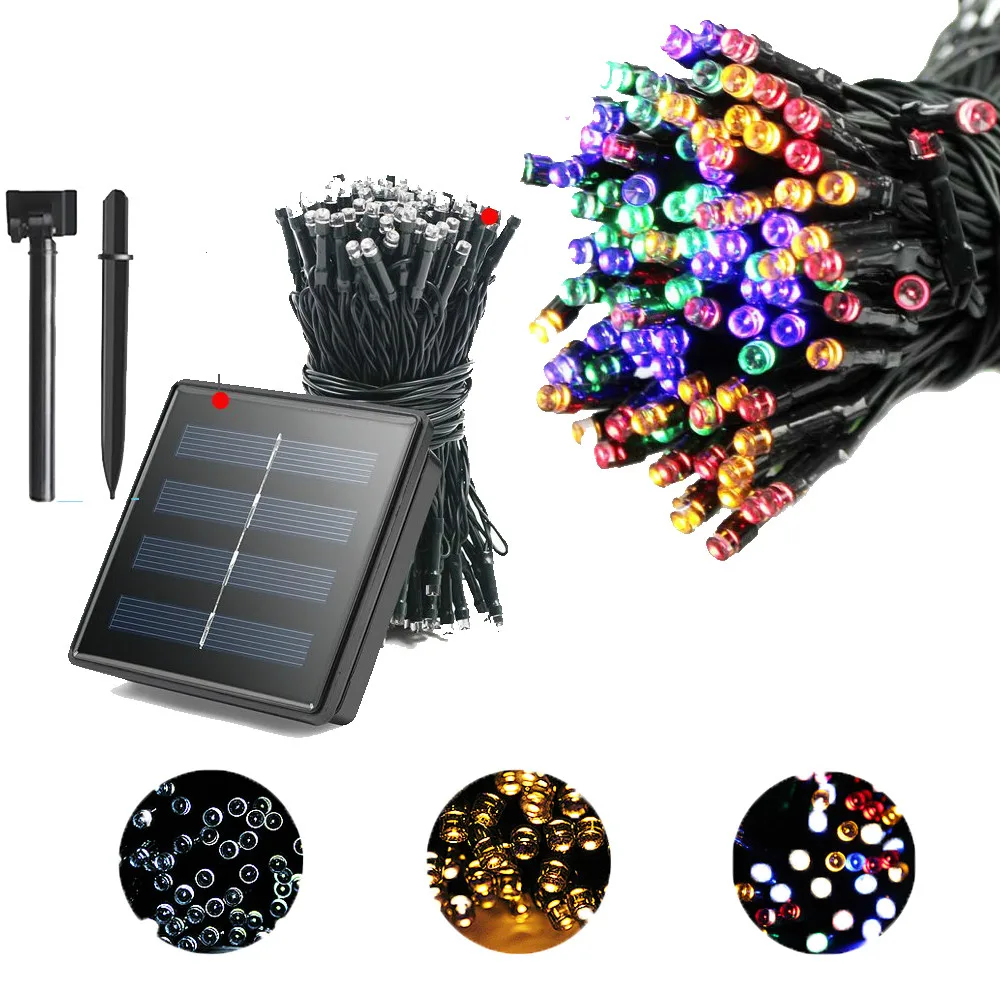 

Solar Led String Lights Decoration Lights for Christmas Garden Light Holiday Outdoor Fairy Light 5M/12M/22M 20/100/200 Leds