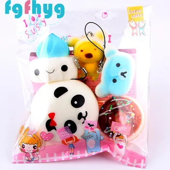 

Kids Toys Toys For Children 2020Top Hot 5pcs Medium Mini Soft Bread Toys Key Educational Toys The Toys Des Jouets