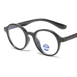 Round Ultralight Kids Anti Blue Light Glasses Plastic Frame Boys Eyewear Girls Classic Eyeglasses Child