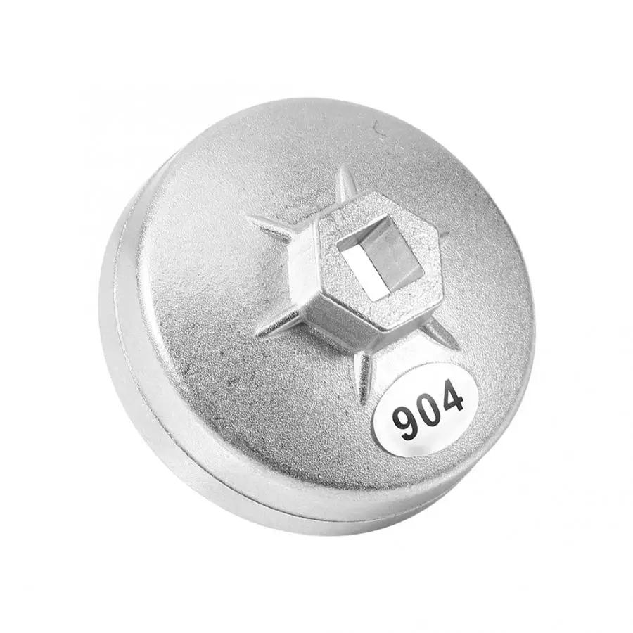 15 Flutes Oil Filter Cap Wrench Tool,Cuque Oil Filter Wrench Cap Housing Tool Remover 904 Aluminum Cap Oil Filter Wrench Car Socket Remover Tool 79mm
