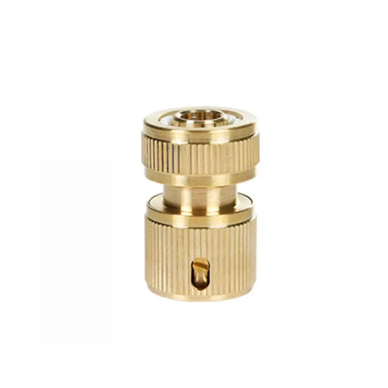 Garden Hose Nozzle, Heavy Duty Metal Spray with Full Brass Nozzle