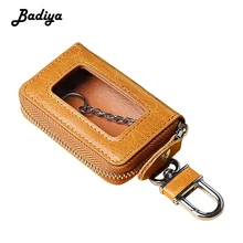 Мужская ключница, ключница из натуральной кожи, ключница для ключей, органайзер для ключей, брелок на молнии, чехол для ключей, сумка, сумочка унисекс, кошелек