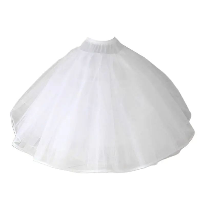 Wedding Petticoat Womens 8 Layers Tulle Ball Gown Bridal Wedding Petticoat No Rings Evening Prom Crinoline Half Slip Puffy Underskirt
