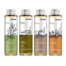 

Castor Jojoba Coconut Oil Pure Aromatherapy Massage Liquid Essential Oils Natural Moisturizing For Dry Skin Body 100ml Q4H7