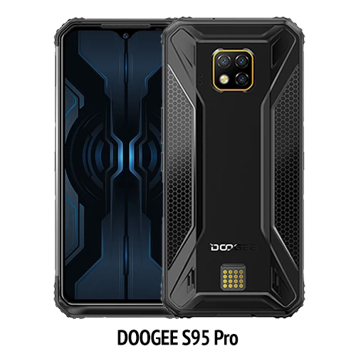 Doogee S95 Pro 6," 1080*2160 прочный смартфон IP68 MTK Helio P90 мобильный телефон 8 ГБ 128 Гб мобильный телефон 48 МП sony AL Тройная камера - Цвет: S95 Pro