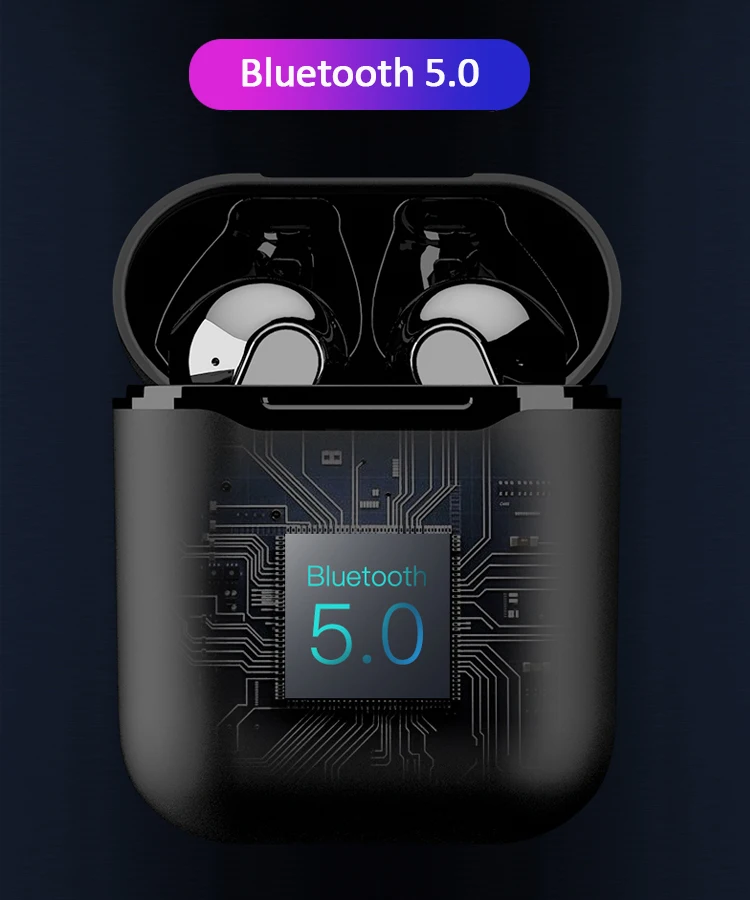 S1 IPX6 водонепроницаемые наушники 5,0 TWS беспроводные Bluetooth наушники мини спортивные наушники 8 часов воспроизведения с беспроводной зарядкой