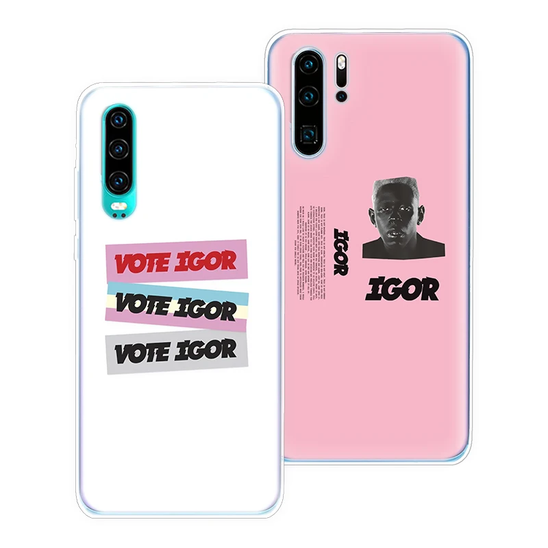 Силиконовый чехол для Huawei P30 P40 Pro + P20 Lite P10 P Smart Plus мягкий Тайлер творческий гольф
