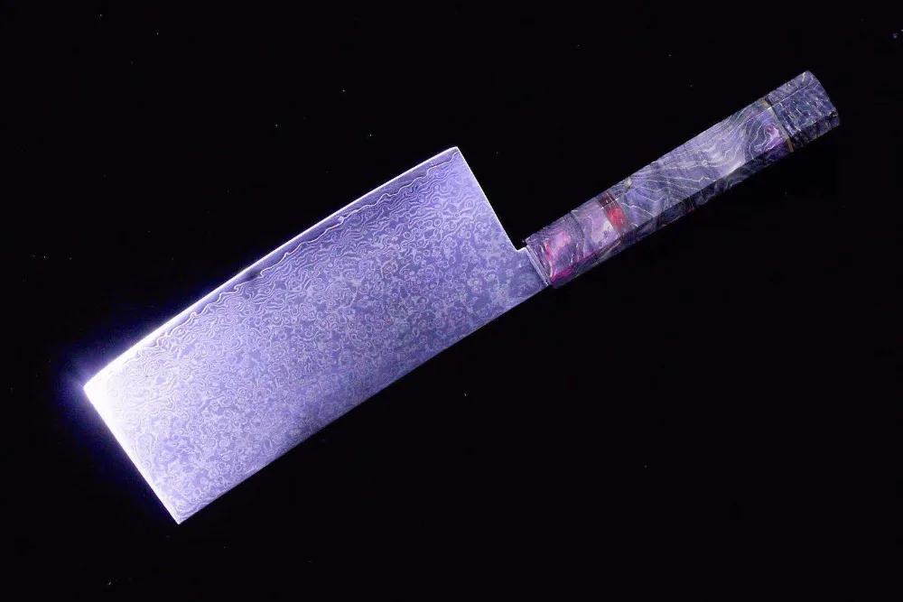 Дамасская сталь, нож повара Nakiri, китайские умные ножи, острый нож для нарезки стейка, кухонный нож, столовые приборы