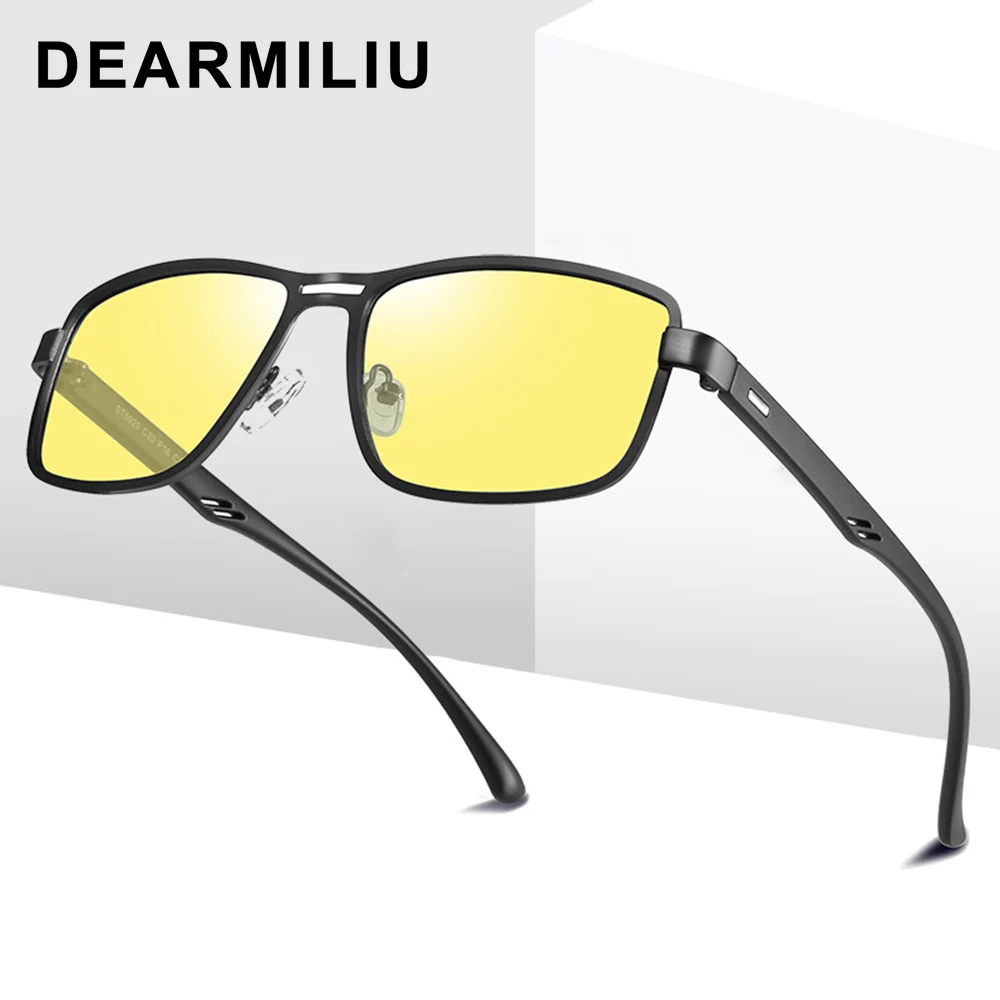 DEARMILIU, новинка, поляризованные солнцезащитные очки, солнцезащитные очки, люксовый бренд, lunette soleil homme, Классическая квадратная оправа, lentes de sol 5925