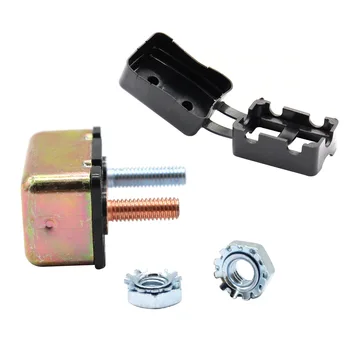 

Automotive Marine 12 / 24V 10A / 15A / 20A / 30A / 40A / 50A Universal Automatic Fuse Reset Circuit Breaker with Black Sheath