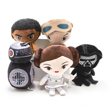 

18-30cm Star Wars Jedi Knight Baby Yoda Plush Peluche Toys Master Yoda Soft Stuffed Cartoon Leia Princess Dolls Gift for Kids