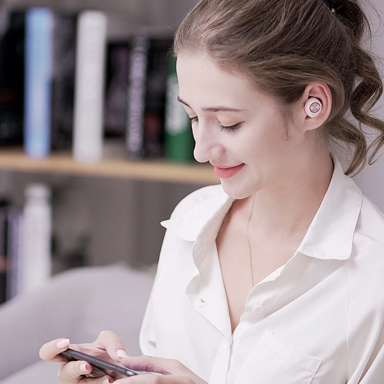 TW60 TWS 5,0 Bluetooth Беспроводные наушники с сенсорным управлением, стерео наушники с микрофоном, наушники с шумоподавлением HiFi