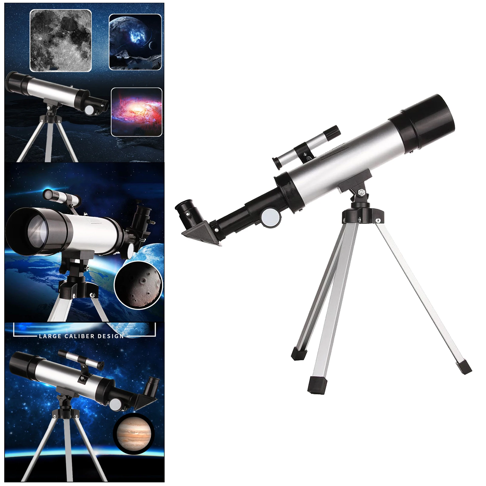 F36050 Zoom 90X Astronomical Reflector Telescope Set w/ Tripod Monocular | Инструменты