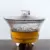 Японский Стиль Стеклянная Чайная чашка Gaiwan и Крышка Позолоченный Чай Gongfu Китайская Чайная Чаша 150 мл