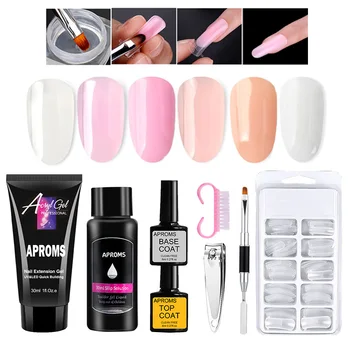 

30ML Poly Nail Gel UV Gel Nail Builder Nail Gel Set Acrylic Manicure Extension Nail Extend Nail Gel Polish Salon Nail Extender